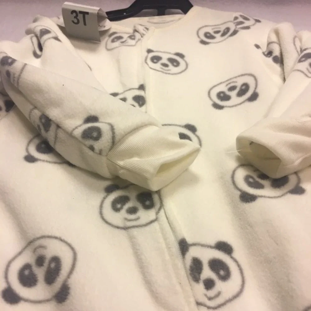 NWT Absorba Fleece Footed Pajamas 3T –  One‑Piece Sleeper‎ | Toddler Pajamas